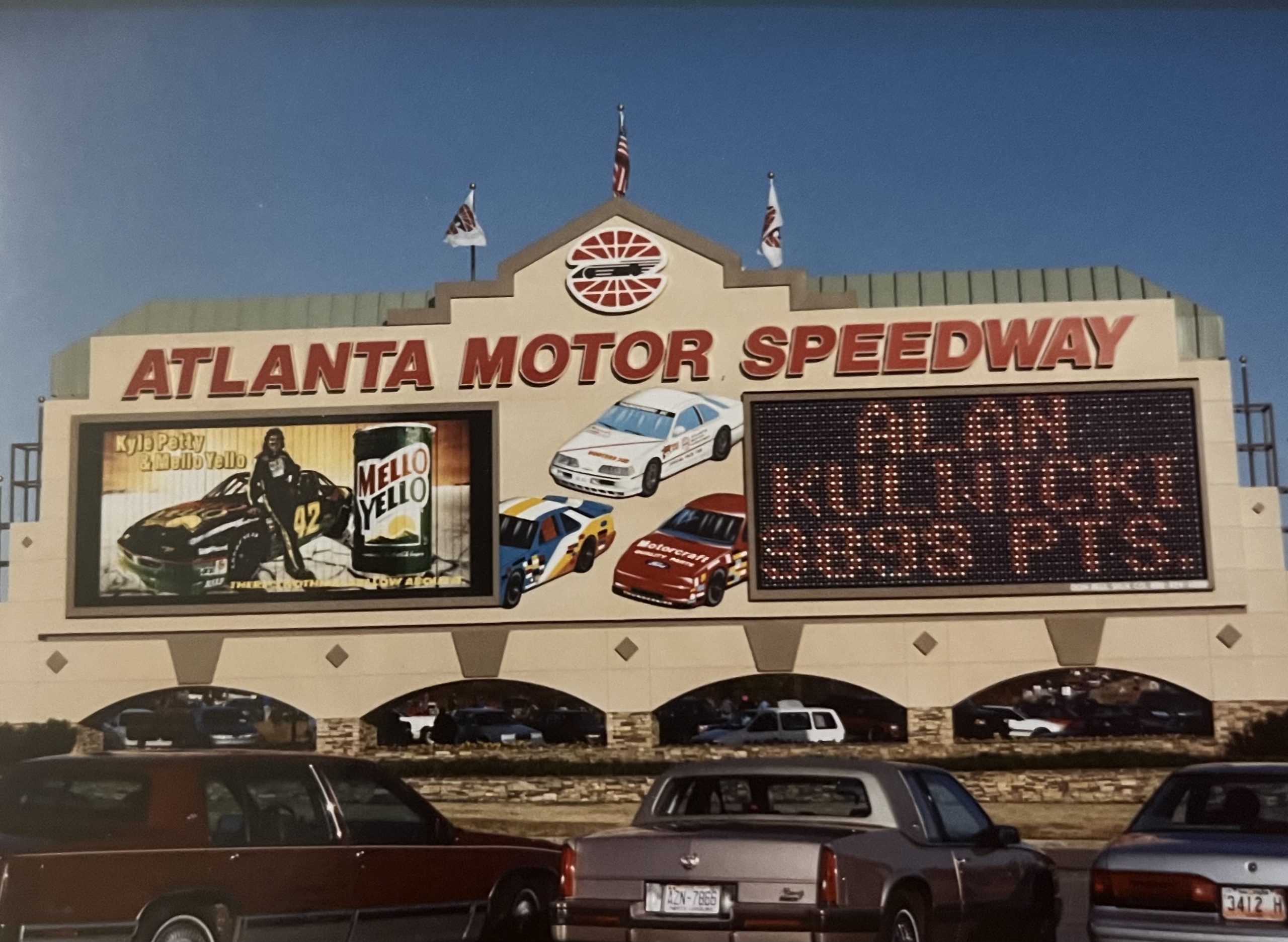Atlanta Motor Speedway sign at the 1992 Hooters 500