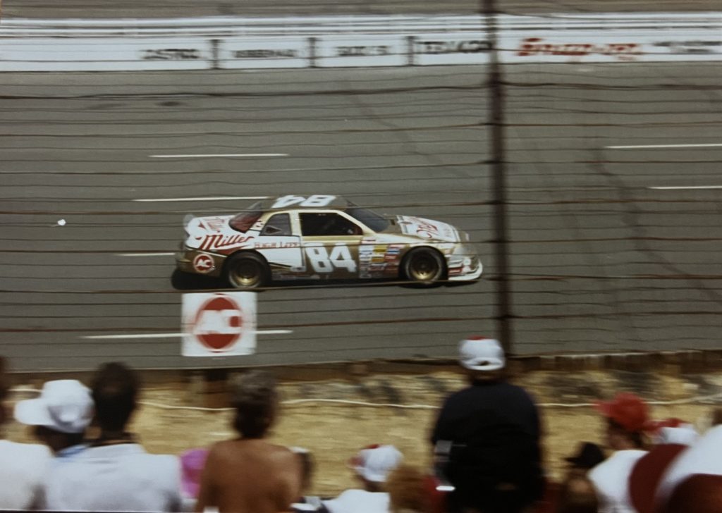 1989 Dick Trickle at the Miller High Life 500 at Pocono Raceway.
