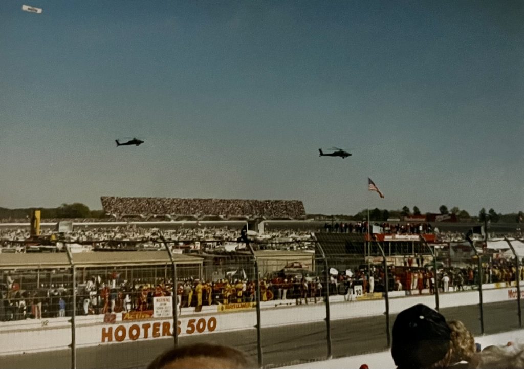 Apache Helicopters at the 1992 Hooters 500