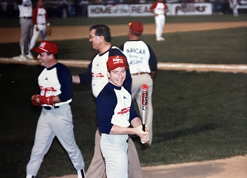 Mark Martin at the 1990 Darrell Gwynn Inaugural Charity Softball Game