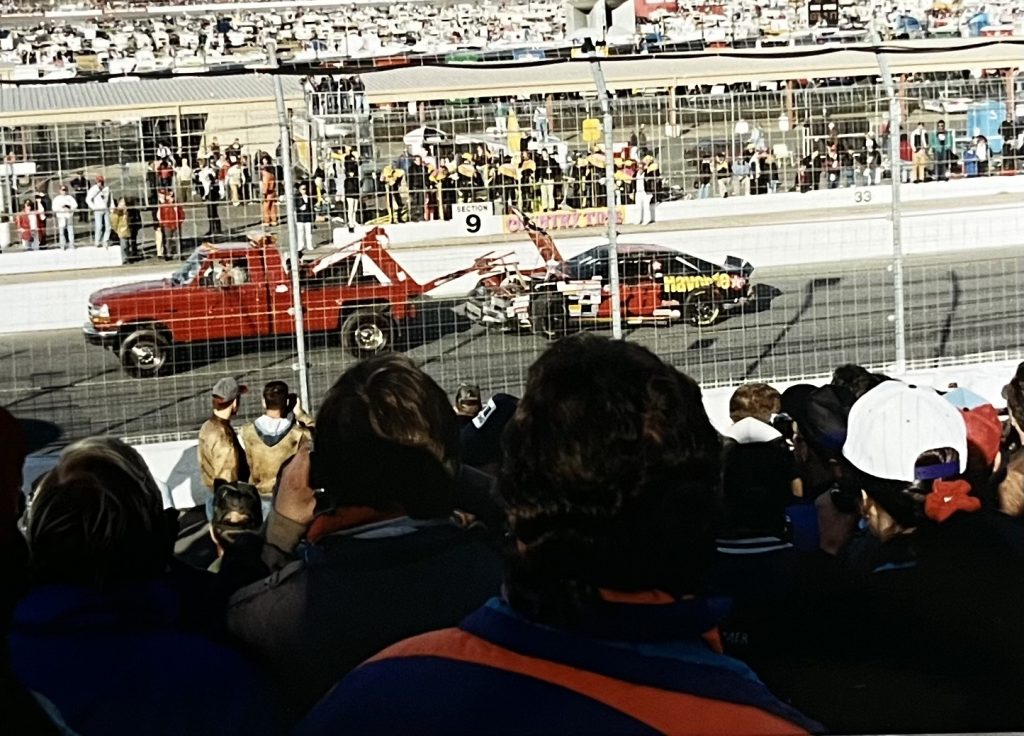 Davey Allison crash at the 1992 Hooters 500