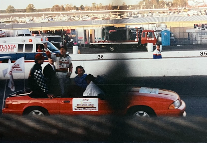 Alan Kulwicki the after 1992 Hooters 500. The 1992 Winston Cup champion
